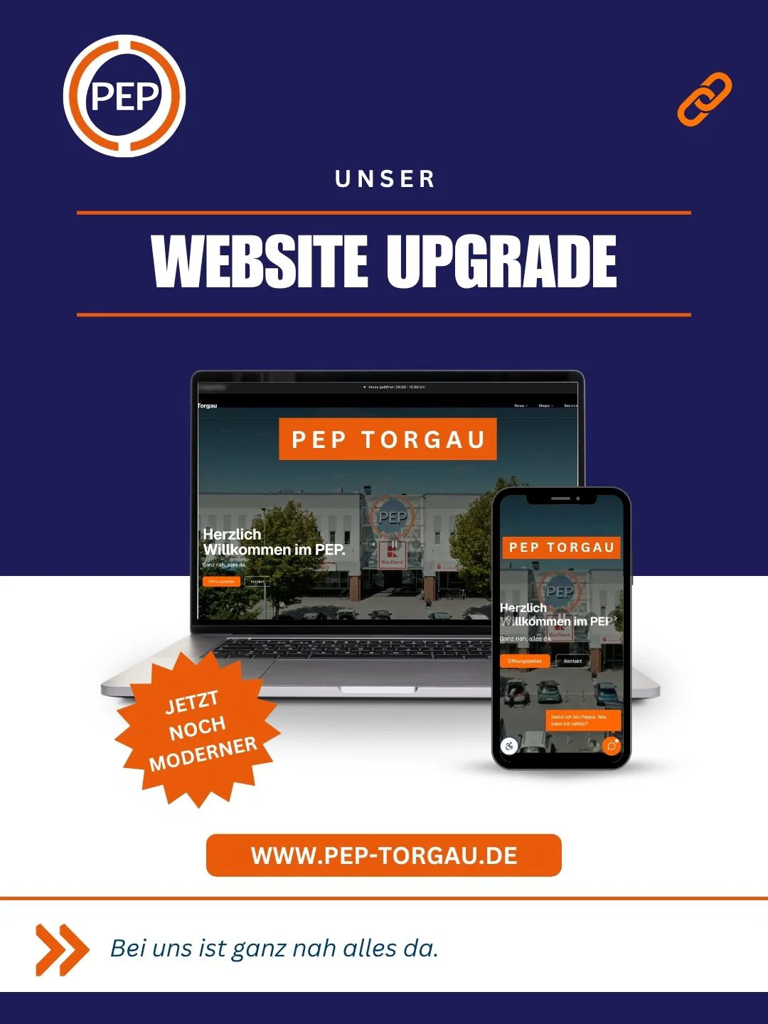Unsere Website hat ein Upgrade bekommen