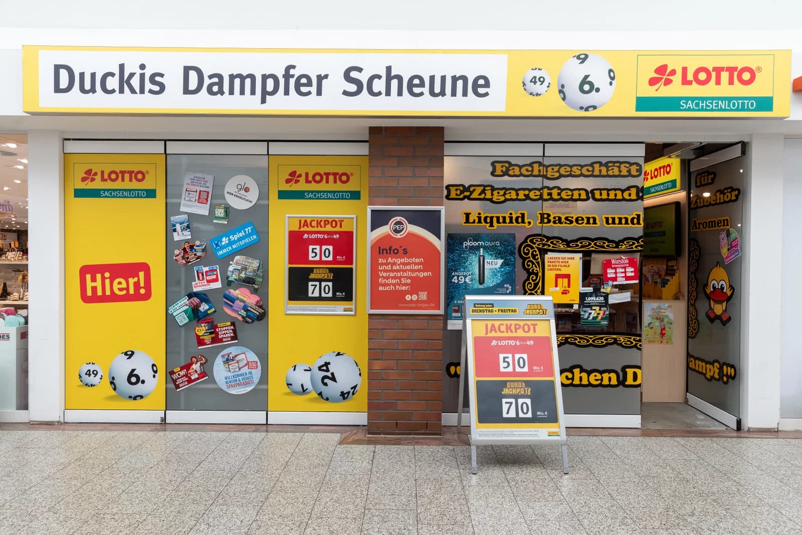 Duckis Dampfer-Scheune